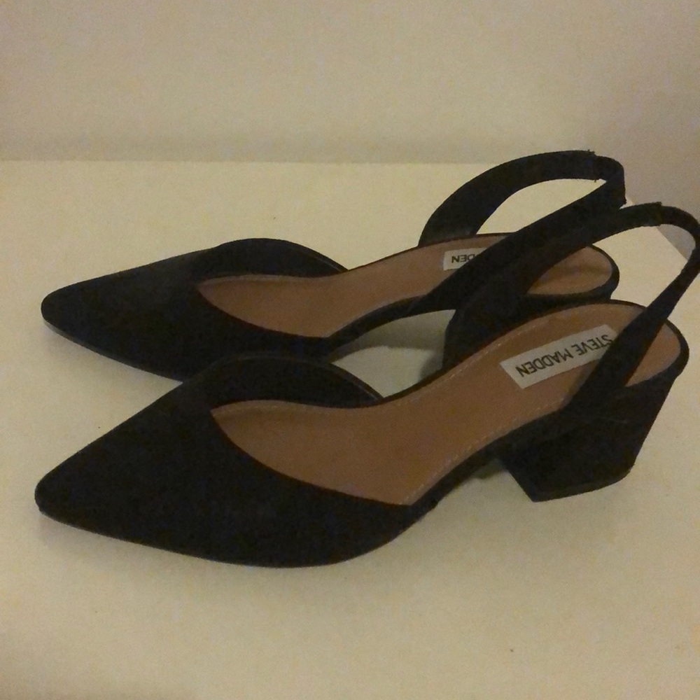 Black chunky Heel sandals